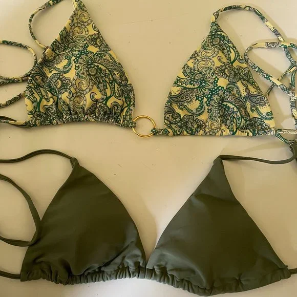 2 pack Bikini Tops/ NWT - Picture 1 of 6